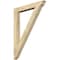 Ekena Millwork Traditional Traditional Rough Sawn Bracket, Douglas Fir, 4"W x 34"D x 46"H BKT04X34X46TRA01RDF - alternate 1